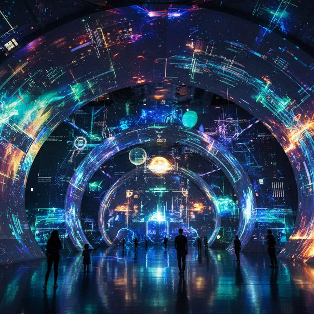 Glasses-Free 3D Platform 14 Home ProjectionMapping