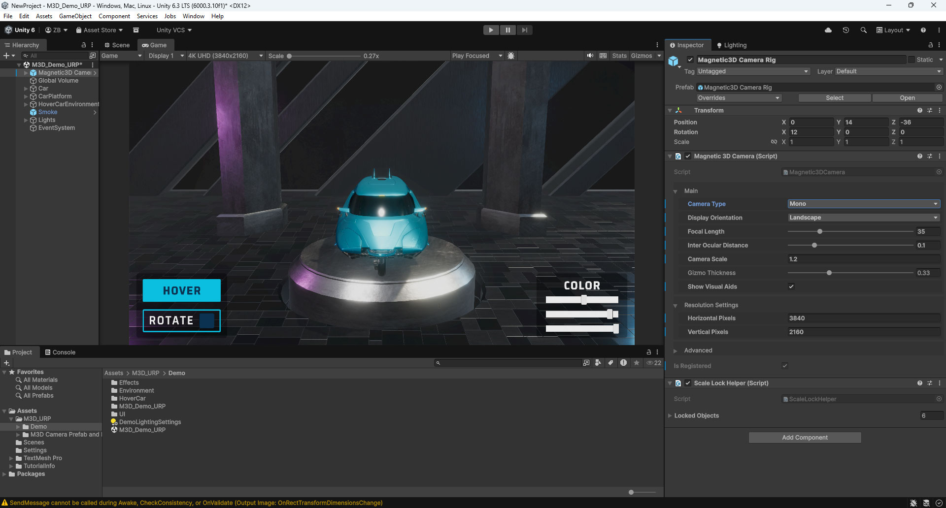Unity CameraType Mono