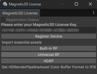 Unity LicenseAssets Import