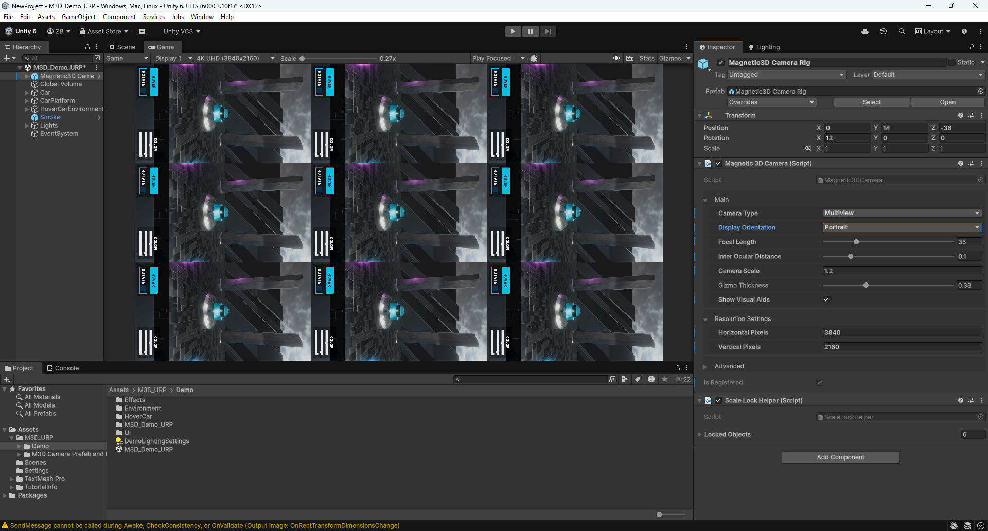 Unity Orientation Portrait