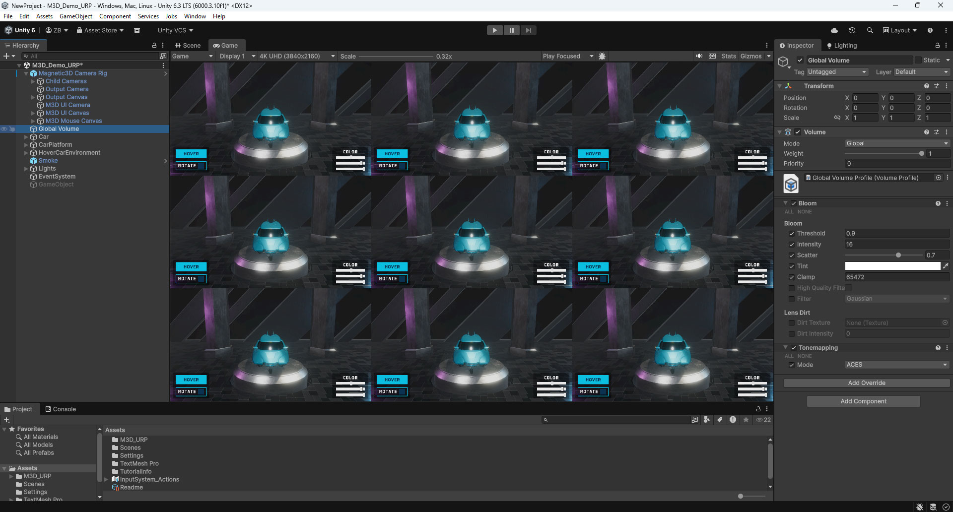 Unity PostProcess Volume