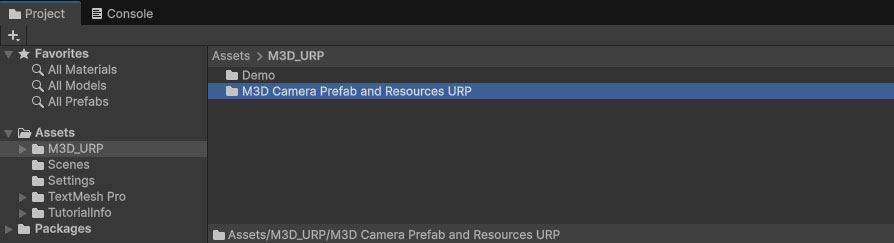 Unity Project PrefabFolder