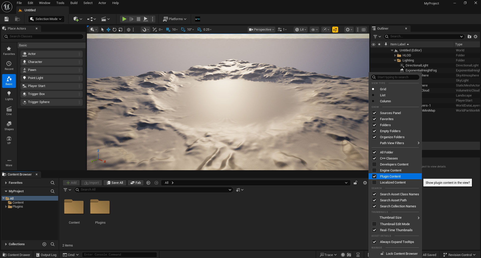 Unreal FileBrowser PluginContent