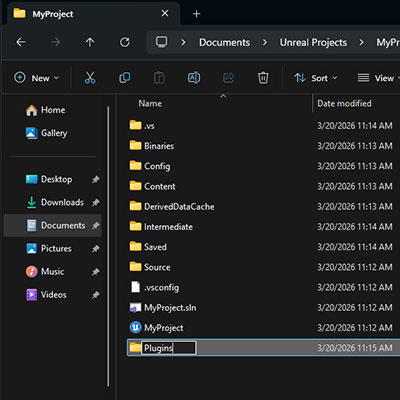 Unreal TN Installation