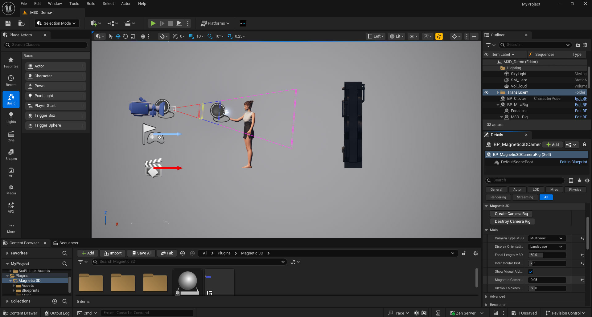 Unreal CameraScale Low