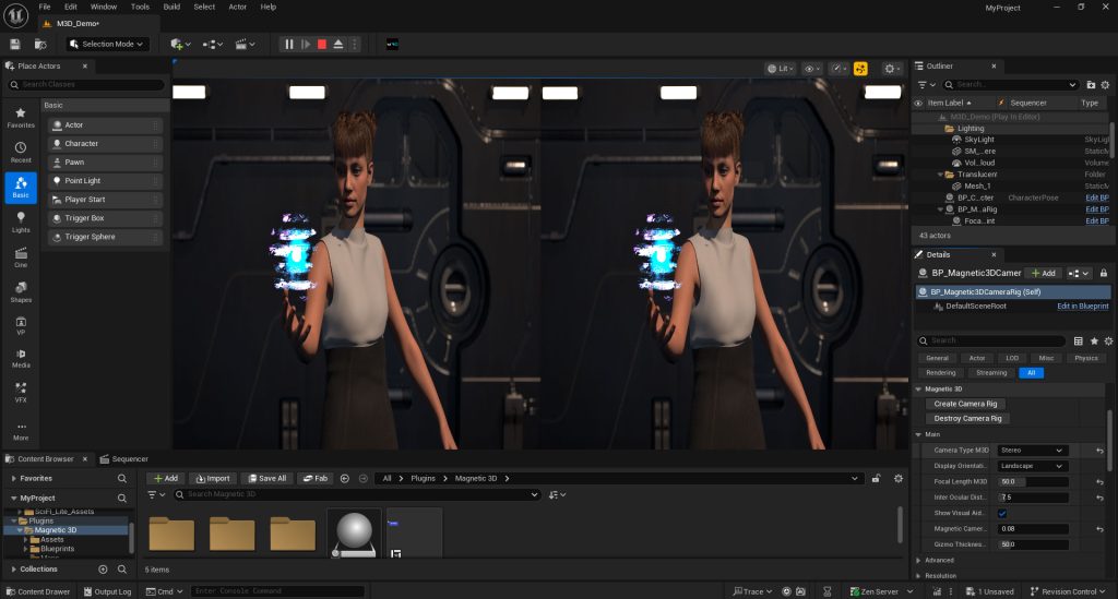 Unreal CameraType Stereo