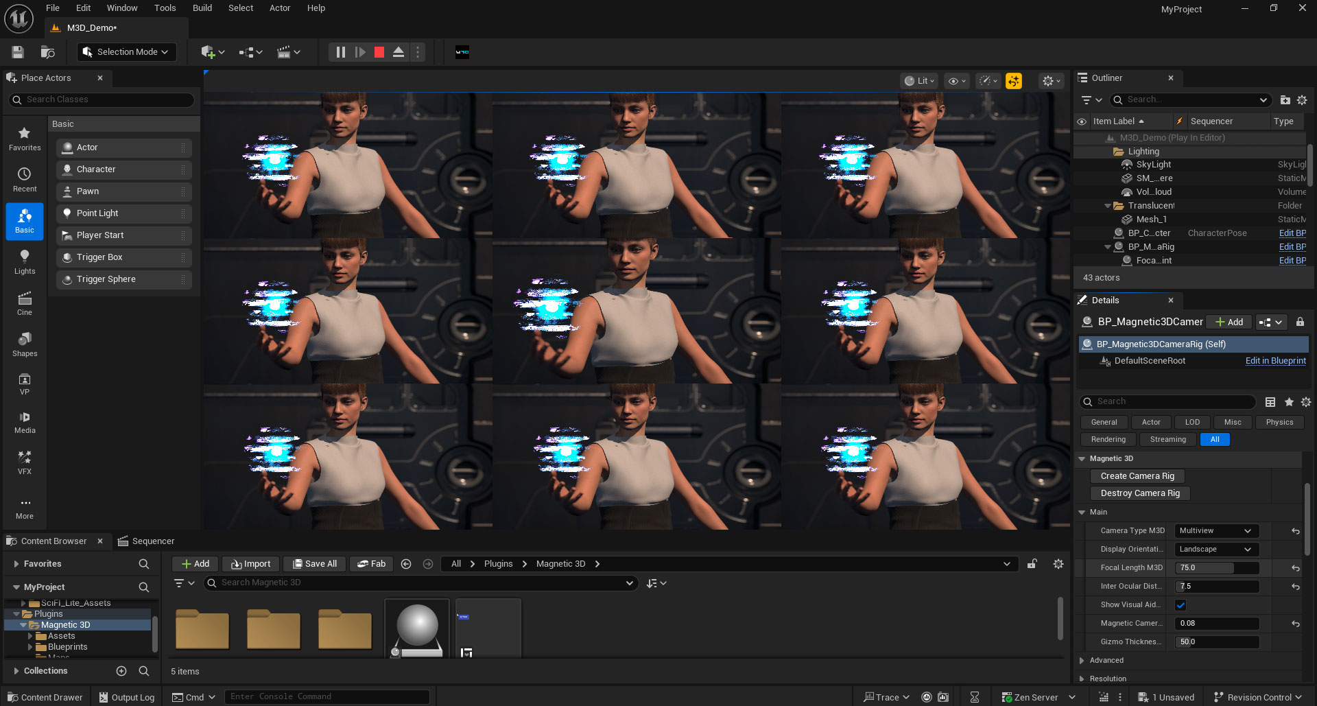 Unreal FocalLength High