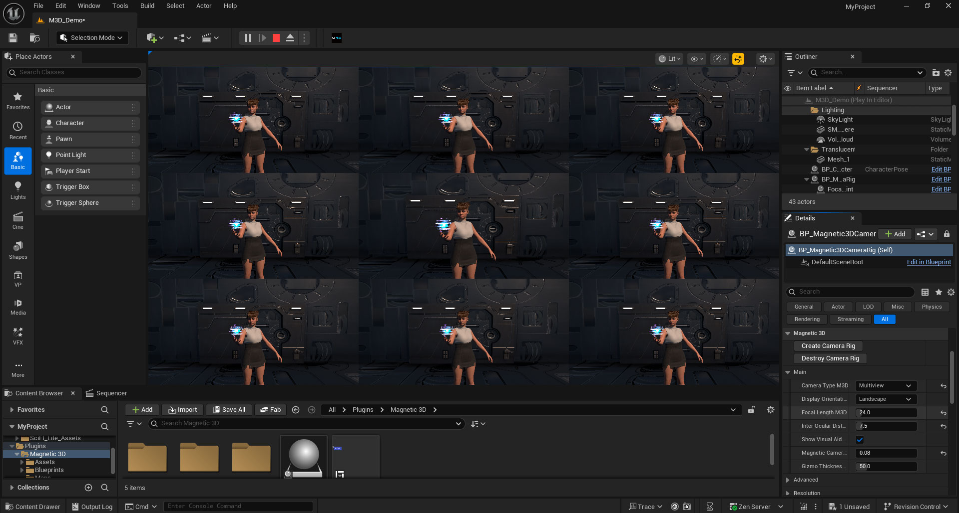 Unreal FocalLength Low