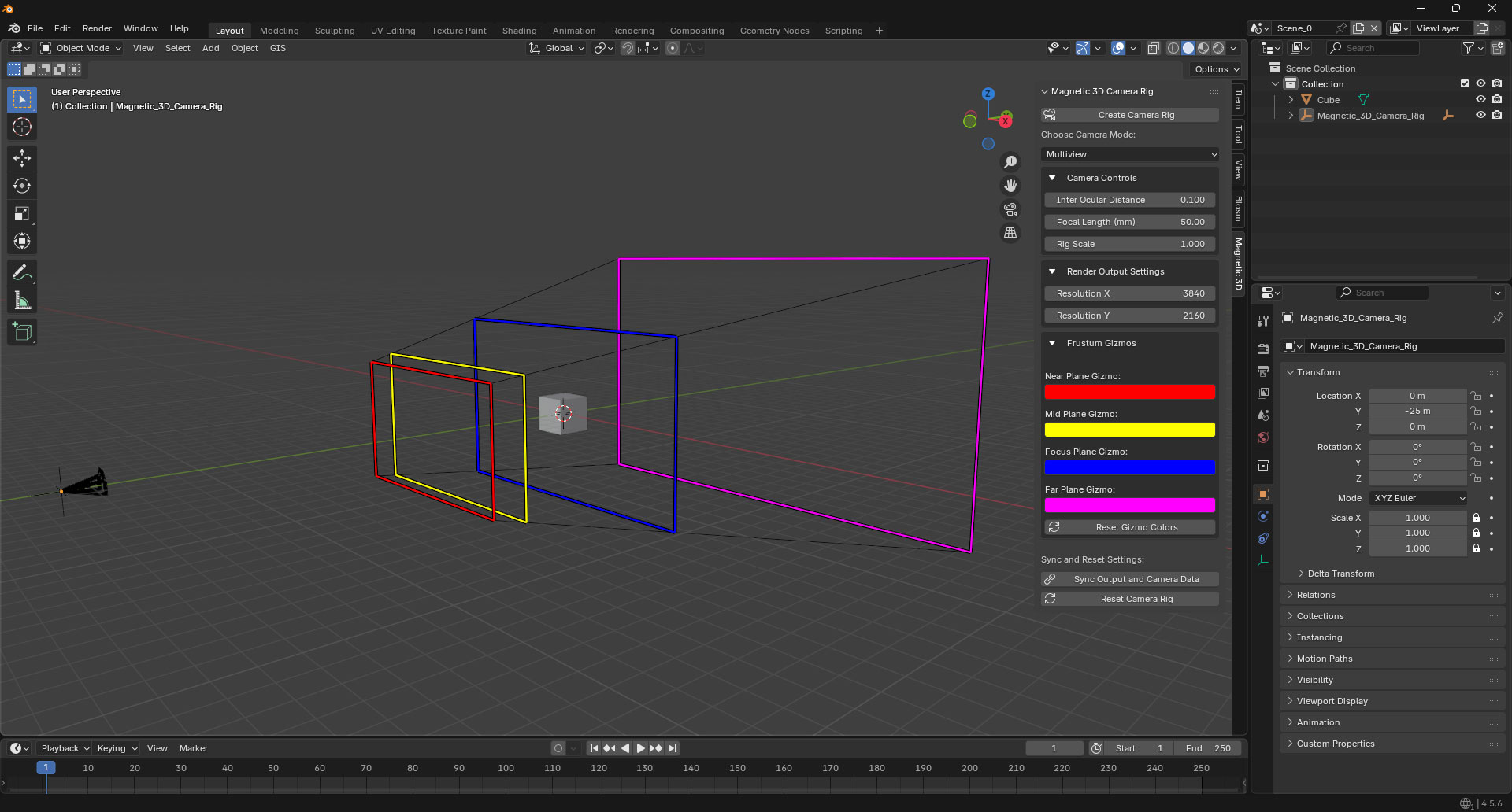 Blender CameraRig
