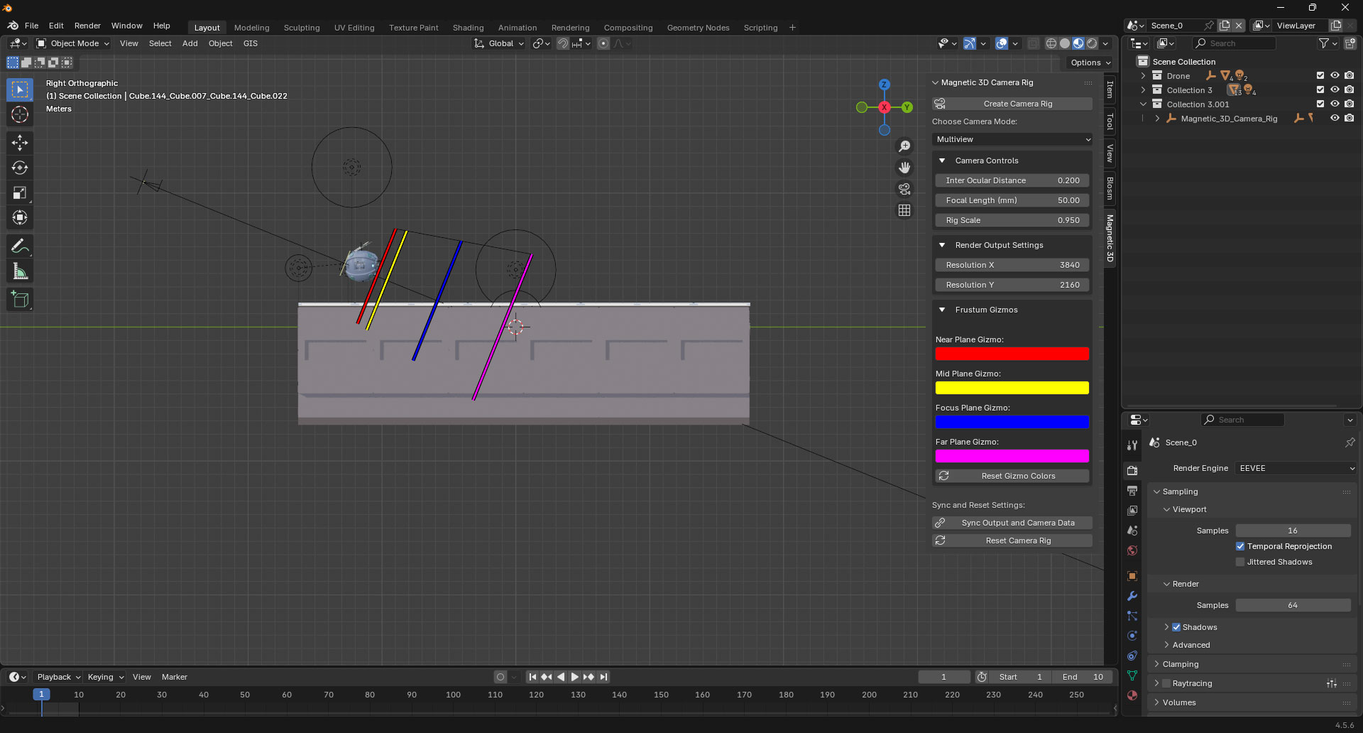 Camera Rig 7 Blender InterocularHigh