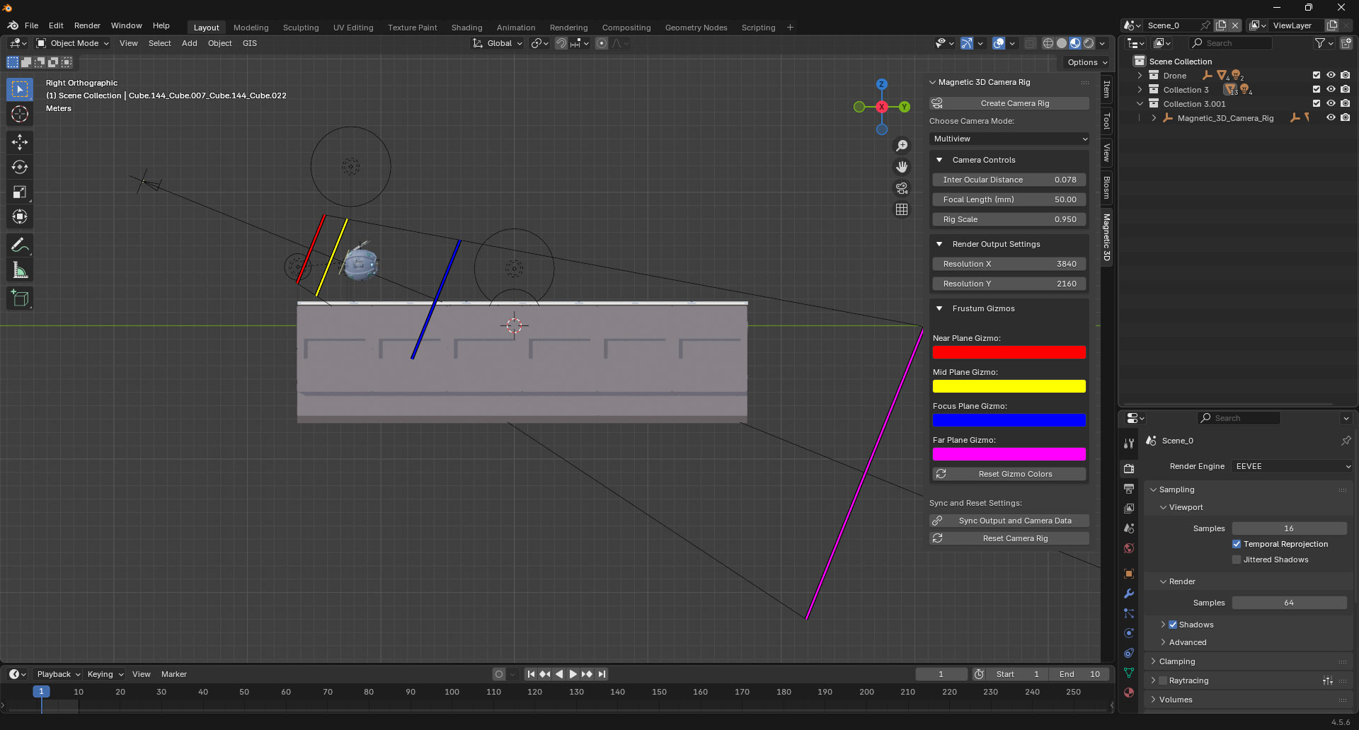Camera Rig 6 Blender InterocularLow
