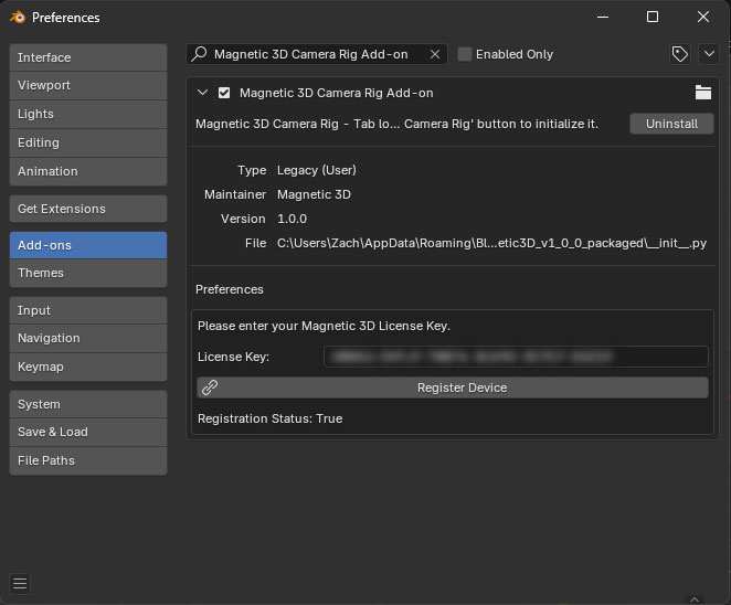 Blender License