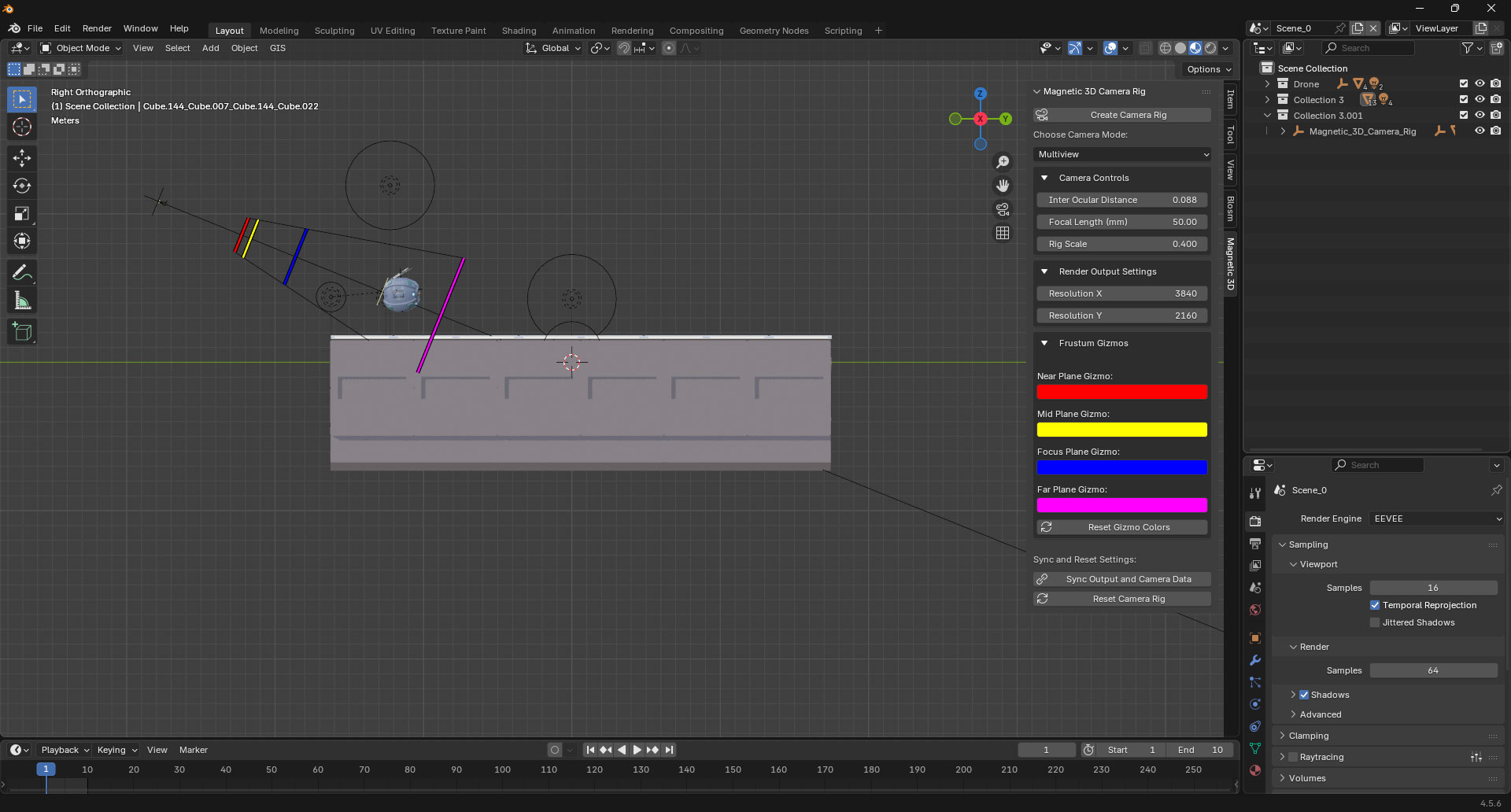 Camera Rig 10 Blender ScaleLow