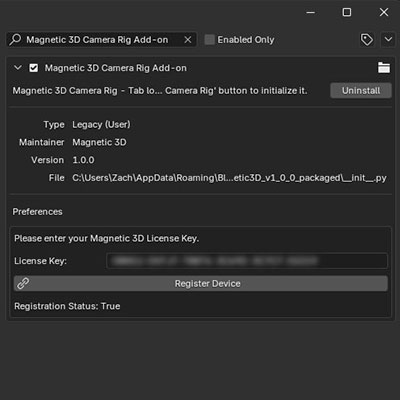 Blender TN Installation